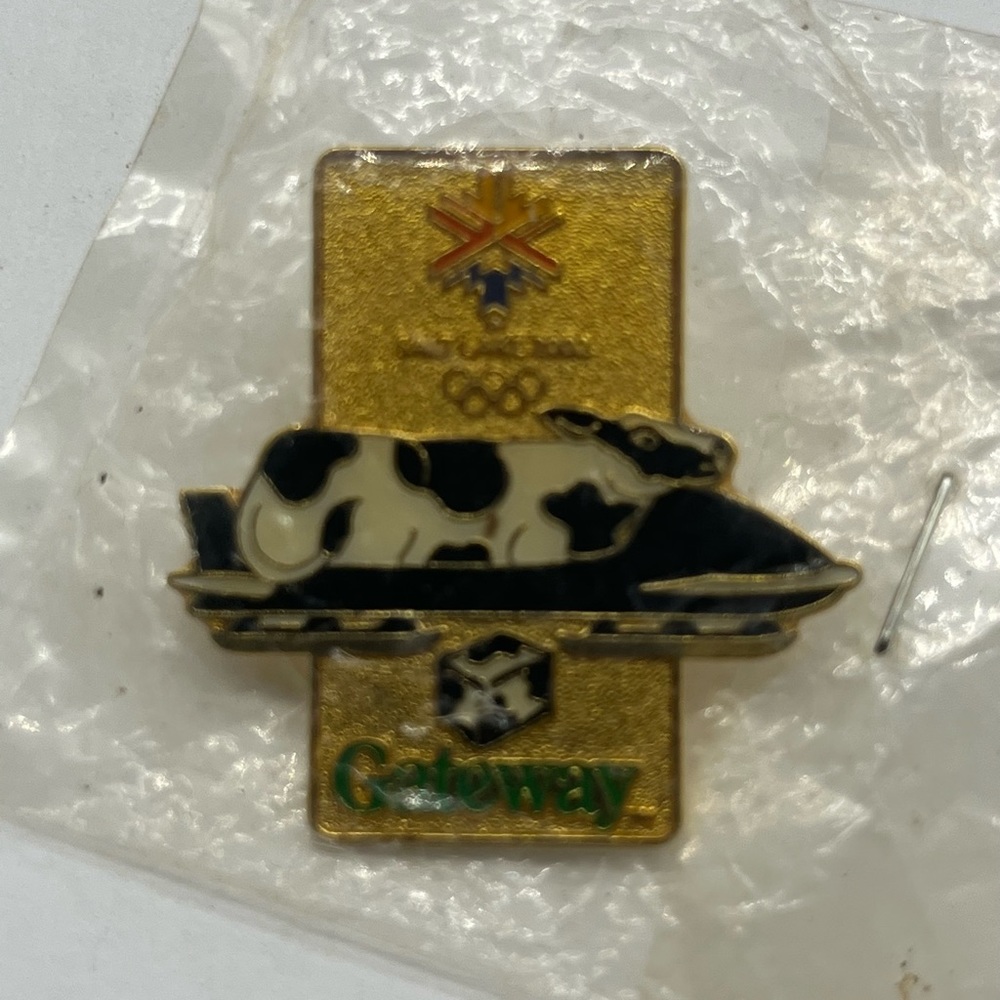 Vintage salt lake city olympics gateway pin
